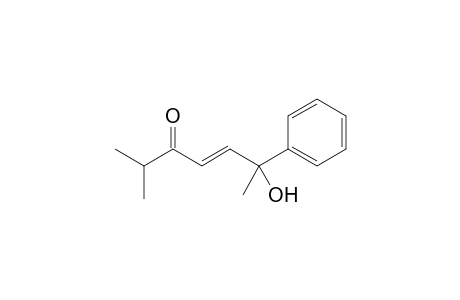 (E)-6-Hydroxy-2-methyl-6-phenyl-4-hepten-3-one