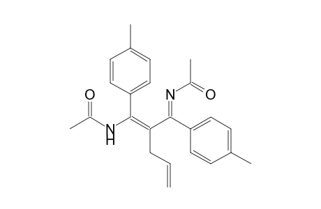 3-Allyl-4-acetamido-1-acetyl-2,4-bis(4-tolyl)-1-azabuta-1,3-diene