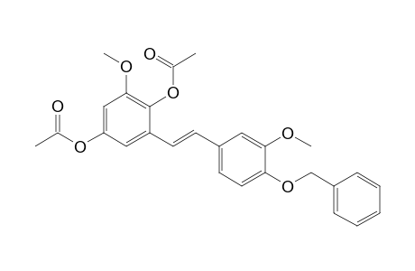 4'-Benzyloxy-2,5-diacetoxy-3,3'-dimethoxystilbene