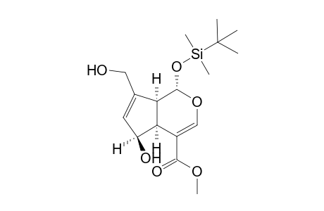 Methyl (1S,5S,6S,9S)-1-(t-Butyldimethylsilyloxy)-6-hydroxy-8-hydroxymethyl-2-oxabicyclo[4.3.0]nona-3,7-diene-4-carboxylate