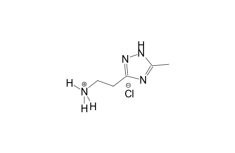1H-1,2,4-triazole-3-ethanaminium, 5-methyl-, chloride