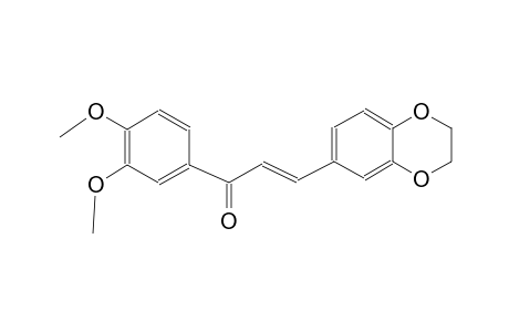 (2E)-3-(2,3-dihydro-1,4-benzodioxin-6-yl)-1-(3,4-dimethoxyphenyl)-2-propen-1-one