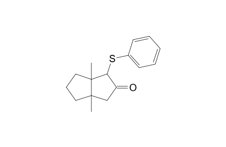 (1RS,5RS)-1,5-Dimethyl-2-phenylthiobicyclo[3.3.0]octan-3-one