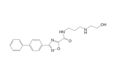 N-[3-(2-Hydroxyethylamino)-propyl]-3-(biphenyl-4-yl)-1,2,4-oxadiazole-5-carboxamide