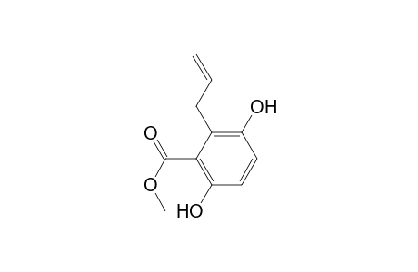 Benzoic acid, 3,6-dihydroxy-2-(2-propenyl)-, methyl ester