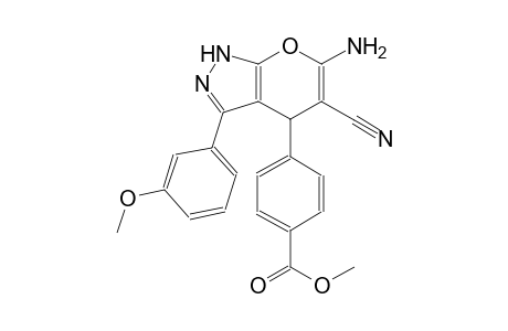methyl 4-[6-amino-5-cyano-3-(3-methoxyphenyl)-1,4-dihydropyrano[2,3-c]pyrazol-4-yl]benzoate