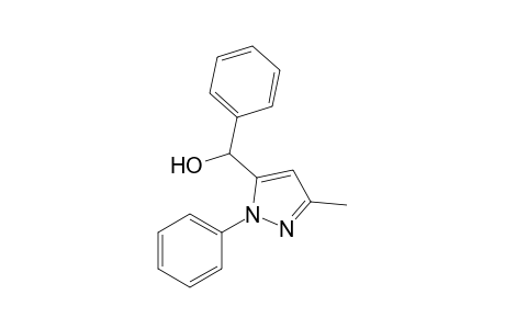 3-Methyl-1-phenyl-5-(phenylhydroxymethyl)pyrazole