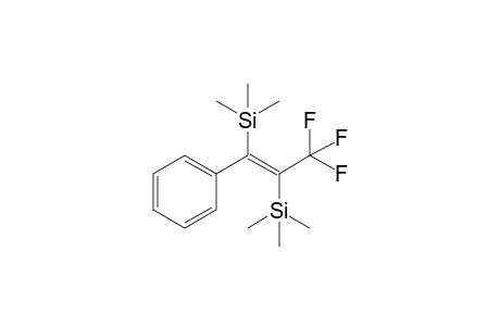 (E)-3,3,3-Trifluoro-1-phenyl-1,2-ditrimethylsilyl-1-propene