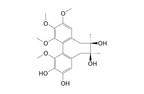 SZ-M8 [(7S,8R,R-biar)-6,7,8,9-tetrahydro-1,12,13,14-tetramethoxy-7,8-dimethyl-2,3,7,8-dibenzo[a,c]cyclooctenetetraol]
