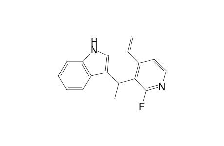 3-[1-(4-Ethenyl-2-fluoro-3-pyridyl)ethyl]indole