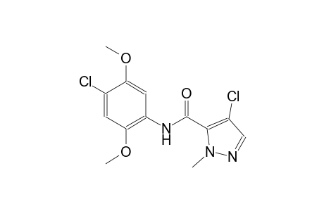 4-chloro-N-(4-chloro-2,5-dimethoxyphenyl)-1-methyl-1H-pyrazole-5-carboxamide