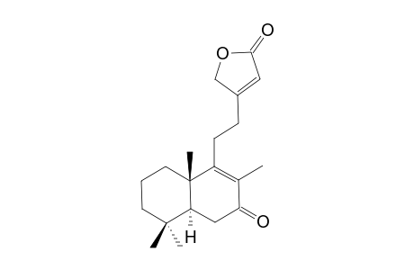 LEOHETERONIN-A;15,16-EPOXY-LABDA-8,13-DIENE-7,15-DIONE