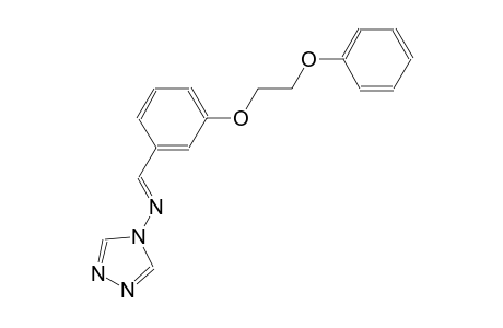 4H-1,2,4-triazol-4-amine, N-[(E)-[3-(2-phenoxyethoxy)phenyl]methylidene]-
