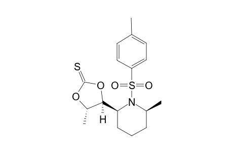 [2S,6S,2(4S,5S)]-2-(4-methyl-2-thioxo-1,3-dioxolan-5-yl)-6-methyl-N-(p-tolysulfonyl)piperidine