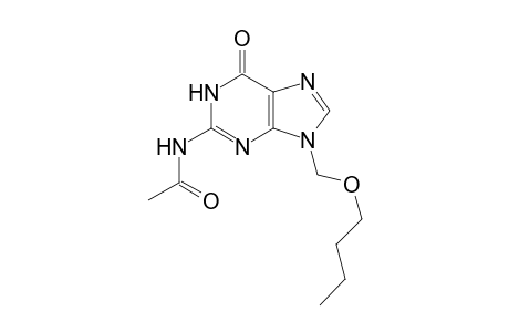 N-(9-(butoxymethyl)-6-oxo-6,9-dihydro-1H-purin-2-yl)acetamide