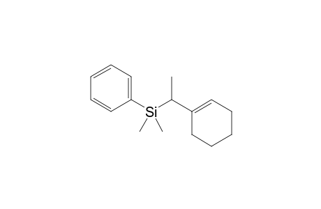 1-(1-cyclohexenyl)ethyl-dimethyl-phenylsilane