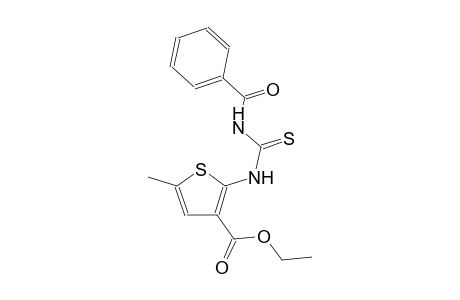 ethyl 2-{[(benzoylamino)carbothioyl]amino}-5-methyl-3-thiophenecarboxylate