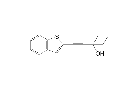 1-(benzo[b]thiophen-2-yl)-3-methylpent-1-yn-3-ol