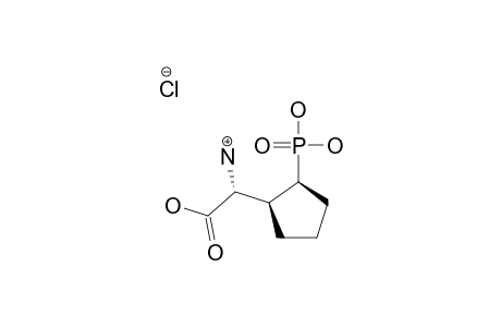 (2-PHOSPHONOCYCLOPENTYL)-GLYCINE-HYDROCHLORIDE