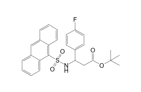 tert-Butyl 3-(anthracene-9-sulfonamido)-3-(4-fluorophenyl)propanoate