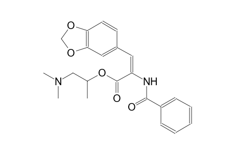 2-(dimethylamino)-1-methylethyl (2E)-3-(1,3-benzodioxol-5-yl)-2-(benzoylamino)-2-propenoate