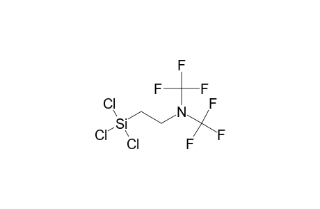 Ethylamine, 2-(trichlorosilyl)-N,N-bis(trifluoromethyl)-