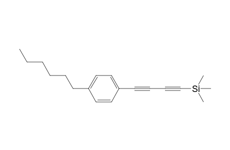 4-(4-hexylphenyl)buta-1,3-diynyl-trimethyl-silane
