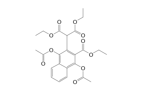 2-(1,4-Diacetoxy-3-ethoxycarbonylnaphthalen-2-yl)malonic acid diethyl ester