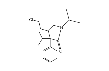 4-(2-chloroethyl)-1,3-diisopropyl-3-phenyl-2-pyrrolidinone