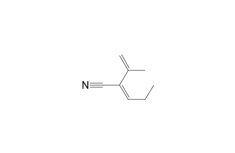 2-Pentenenitrile, 2-(1-methylethenyl)-, (E)-