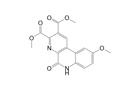 Benzo[f][1,7]naphthyridine-2,3-dicarboxylic acid, 5,6-dihydro-9-methoxy-5-oxo-, dimethyl ester