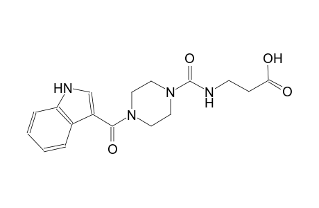 beta-alanine, N-[[4-(1H-indol-3-ylcarbonyl)-1-piperazinyl]carbonyl]-