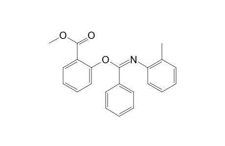 salicylic acid, methyl ester, N-o-tolylbenzimidate