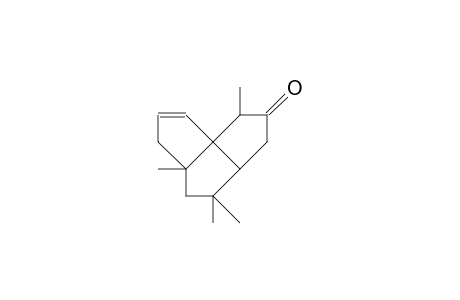 2,2,4,9-Tetramethyl-tricyclo(6.3.0.0/4,8/)undec-6-en-10-one