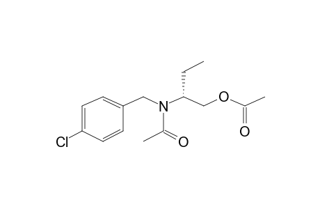 (2R)-[(4-chlorobenzyl)amino]-1-butanol, N,o-bis-acetyl