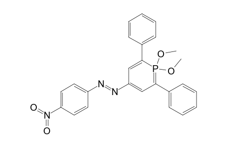 1,1-dimethoxy-4-(4-nitrophenylazo)-2,6-diphenyl-.lambda(5).-phosphinine
