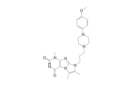 1H-imidazo[2,1-f]purine-2,4(3H,8H)-dione, 8-[3-[4-(4-methoxyphenyl)-1-piperazinyl]propyl]-1,6,7-trimethyl-