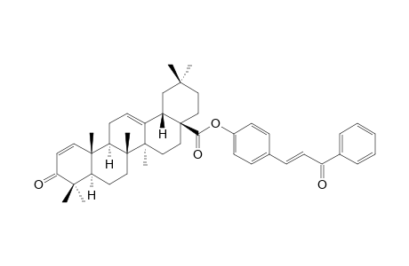 [4-[(E)-3-OXO-3-PHENYLPROP-1-ENYL]-PHENYL]-3-OXO-OLEAN-1,12-DIEN-28-OATE
