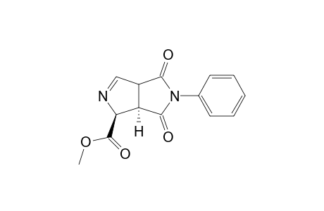 (+-)-(1S,6aR)-Methyl 4,6-dioxo-5-phenyl-1,3a,4,5,6,6a-hexahydropyrrolo[3,4-c]pyrrole-1-carboxylate
