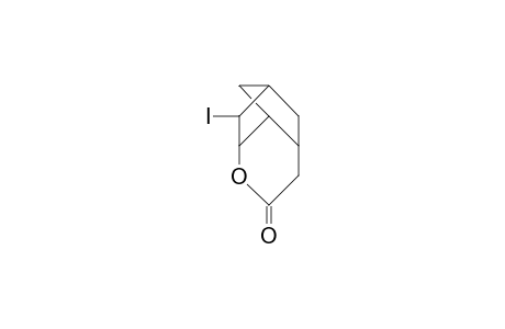 6-endo-Hydroxy-5-exo-iodo-bicyclo(2.2.1)heptane-2-endo-yl-acetic acid, .delta.-lactone