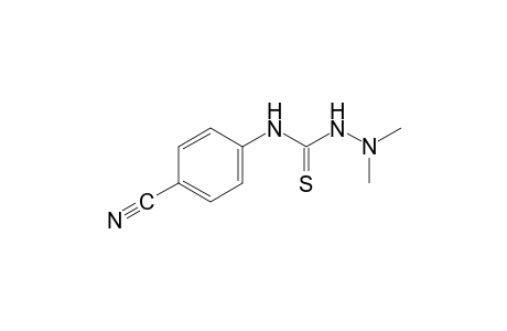 4-(p-cyanophenyl)-1,1-dimethyl-3-thiosemicarbazide