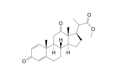 2-[(8R,9S,10R,13S,14S,17R)-10,13-dimethyl-3,12-dioxo-7,8,9,11,14,15,16,17-octahydro-6H-cyclopenta[a]phenanthren-17-yl]propanoic acid methyl ester