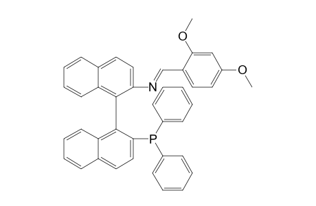 (R,E)-N-(2,4-Dimethoxybenzylidene)-2'-(diphenylphosphino)-1,1'-binaphthyl-2-amine