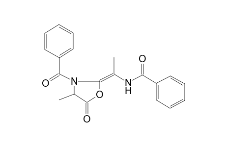 N-[1-(3-Benzoyl-4-methyl-5-oxo-oxazolidin-2-ylidene)-ethyl]-benzamide