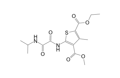 2,4-thiophenedicarboxylic acid, 3-methyl-5-[[2-[(1-methylethyl)amino]-1,2-dioxoethyl]amino]-, 2-ethyl 4-methyl ester