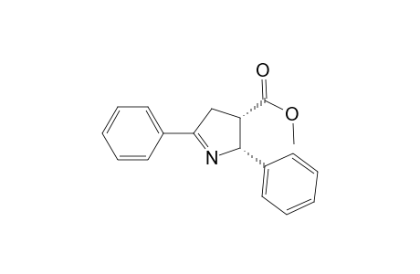1-Pyrroline-4-carboxylic acid, 2,5-diphenyl-, methyl ester, cis-