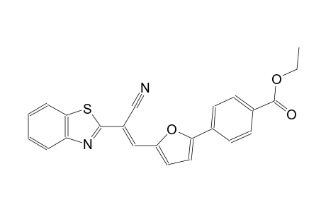 ethyl 4-{5-[(E)-2-(1,3-benzothiazol-2-yl)-2-cyanoethenyl]-2-furyl}benzoate