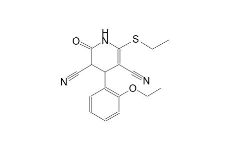 3,5-pyridinedicarbonitrile, 4-(2-ethoxyphenyl)-6-(ethylthio)-1,2,3,4-tetrahydro-2-oxo-