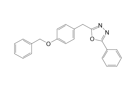 2-(4-(Benzyloxy)benzyl)-5-phenyl-1,3,4-oxadiazole