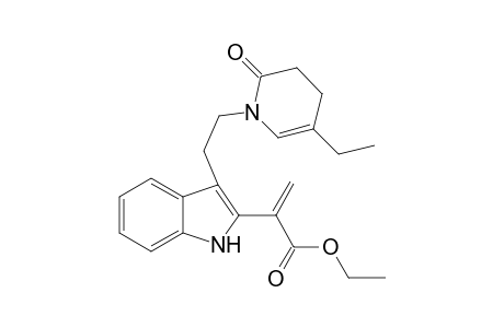 2-[3-[2-(5-ethyl-2-keto-3,4-dihydropyridin-1-yl)ethyl]-1H-indol-2-yl]acrylic acid ethyl ester